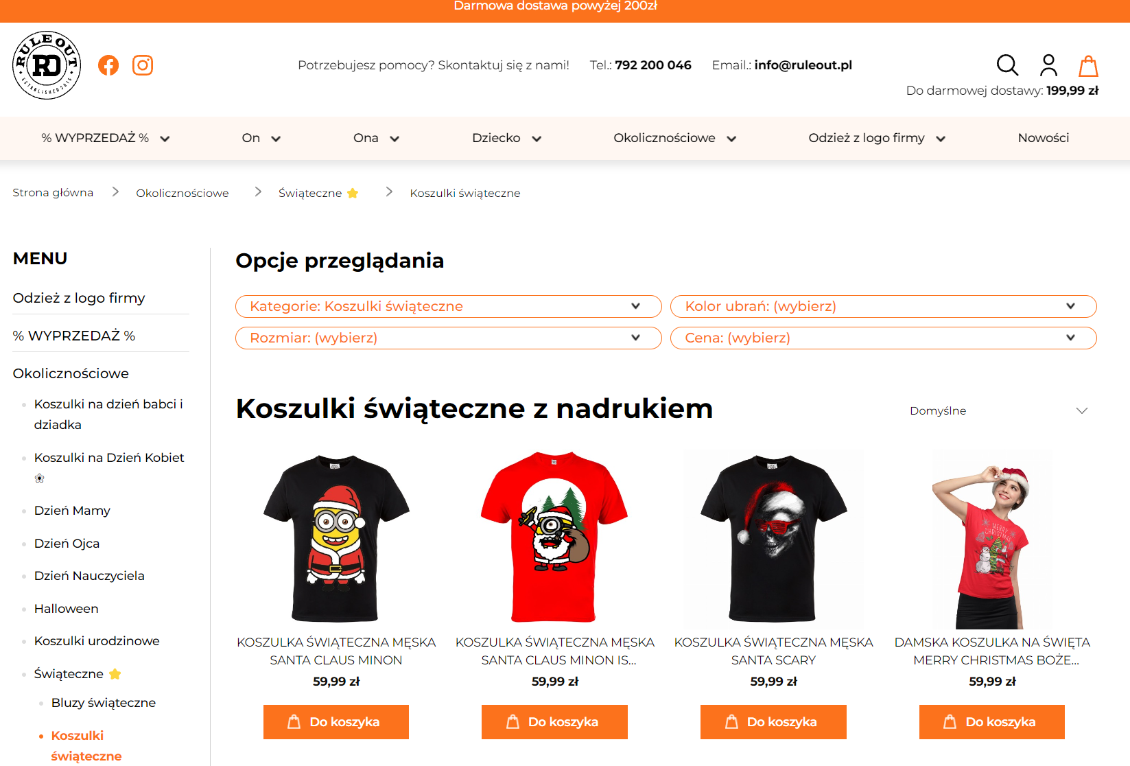 Świąteczna koszulka zamiast swetra? Kiedy sprawdzi się lepiej?