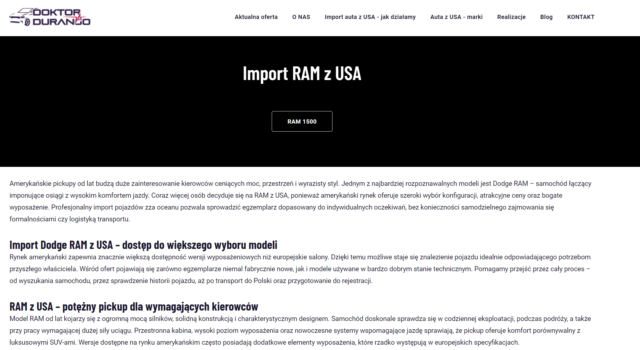 Jakie wersje silnikowe i konfiguracje nadwozia warto porównać, gdy interesuje Cię RAM z USA?