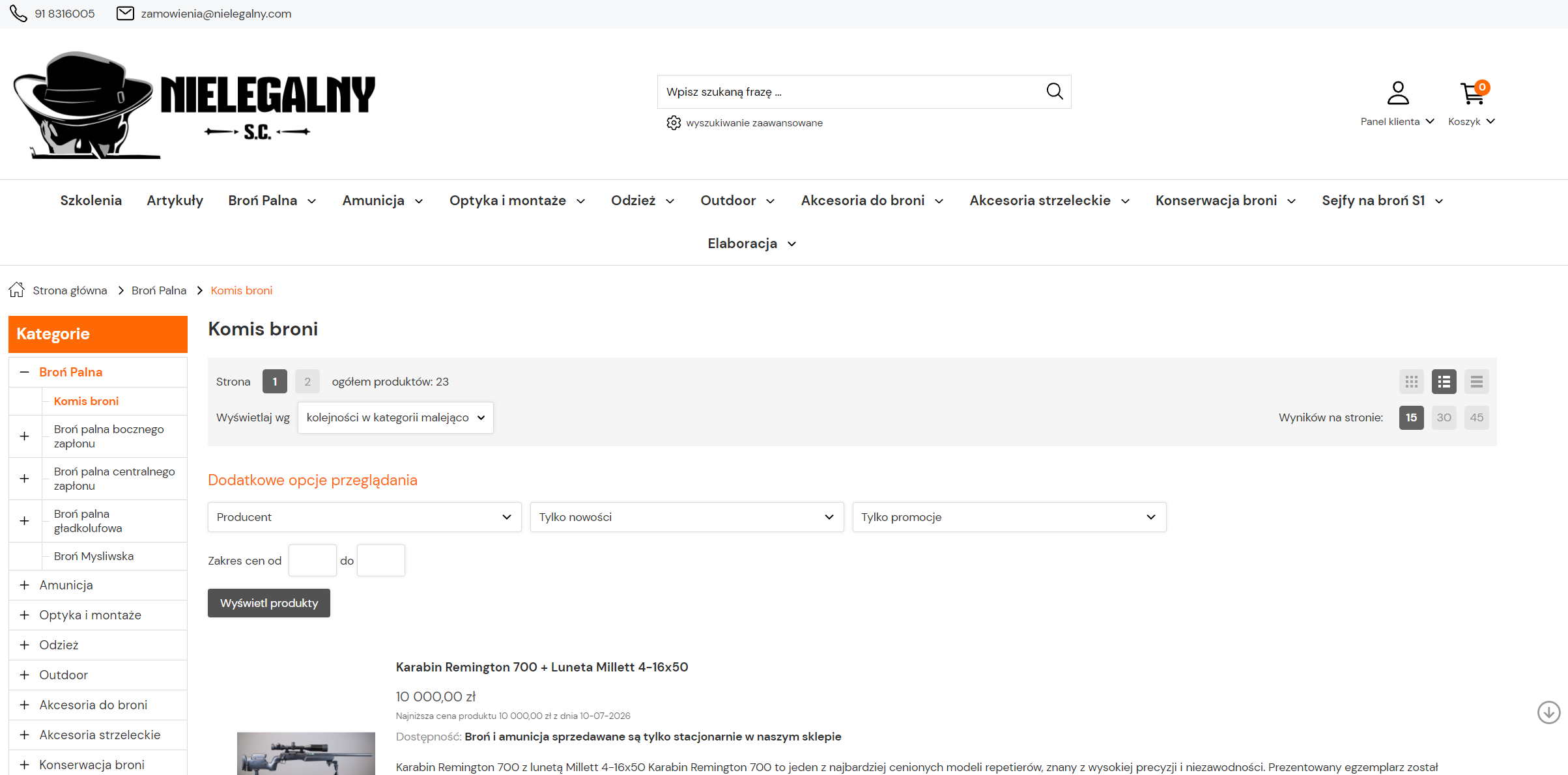 Używana broń myśliwska w Szczecinie - na co zwrócić uwagę przed zakupem?