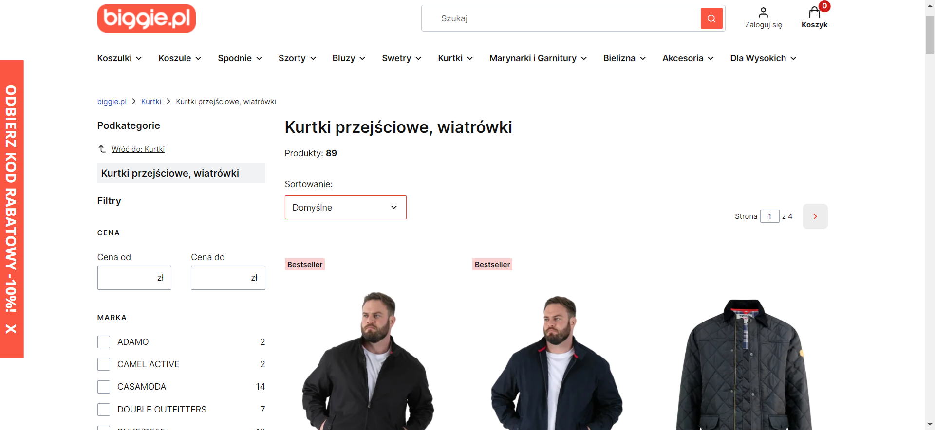 Kurtka przejściowa na wiosnę i jesień - jaki model sprawdzi się przy większej sylwetce?