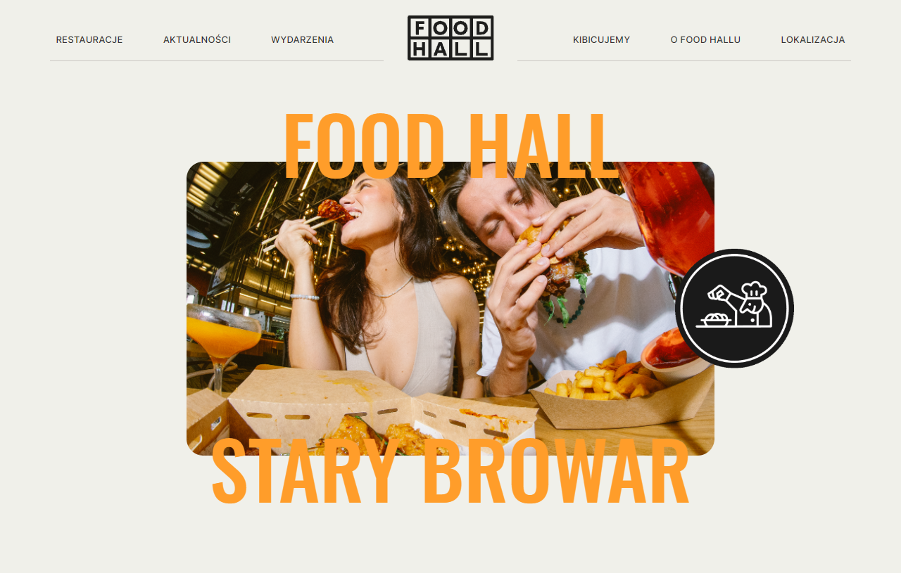 Zrzut strony Food Hall Stary Browar