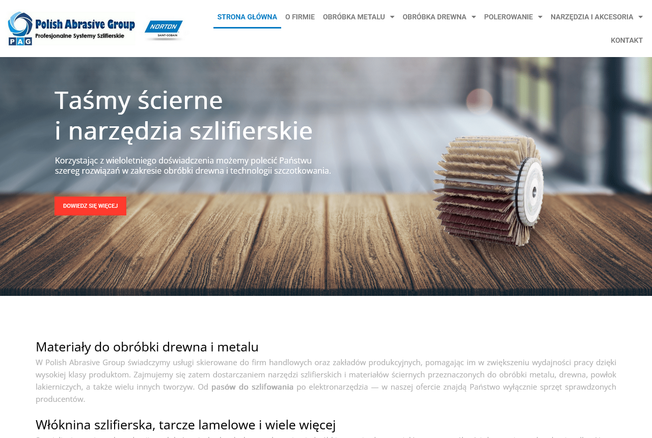 Zrzut strony Polish Abrasive Group