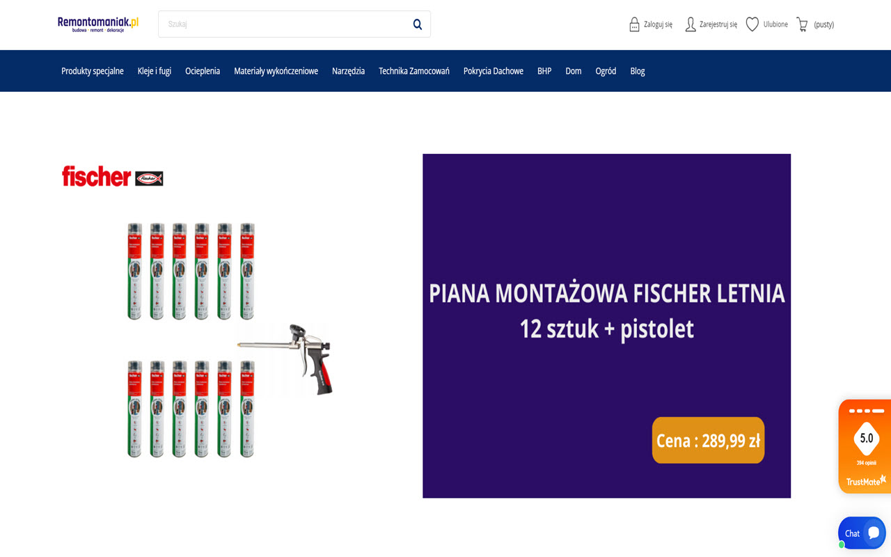 Zrzut strony Remontomaniak.pl